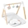 Skip Hop - Cobertor infantil para brincar com um trapézio de madeira LINING CLOUD