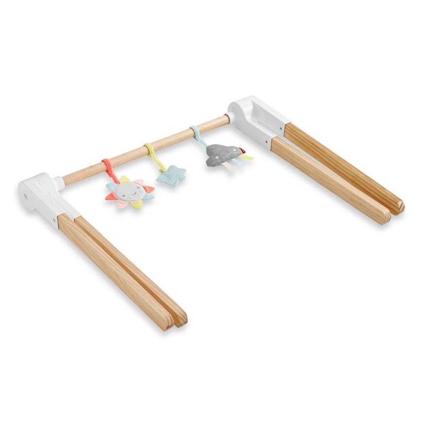 Skip Hop - Cobertor infantil para brincar com um trapézio de madeira LINING CLOUD