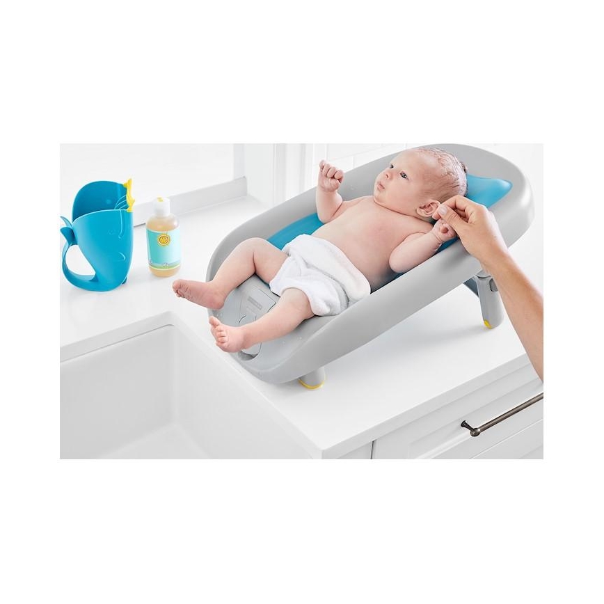 Skip Hop - Espreguiçadeira para banheira MOBY azul