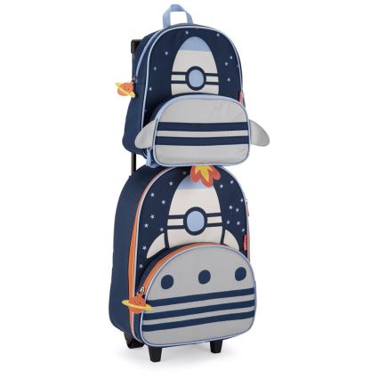 Skip Hop - Mala mala de viagem para crianças SPARK STYLE foguete