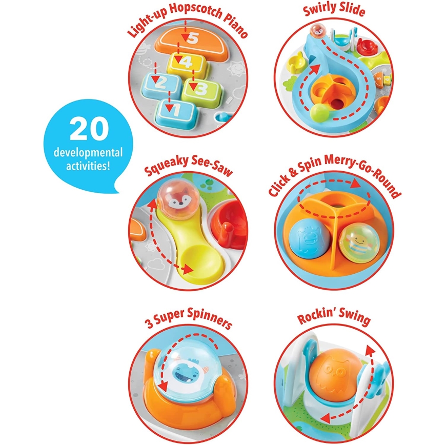 Skip Hop - Mesa de atividades para crianças EXPLORE&MORE 3xAA