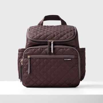 Skip Hop - Mochila de cambio para cochecito FORMA Chocolate