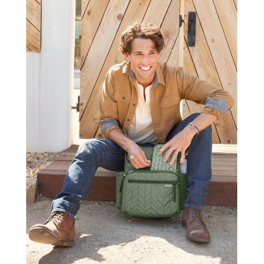 Skip Hop - Mochila de cambio para cochecito FORMA Sage