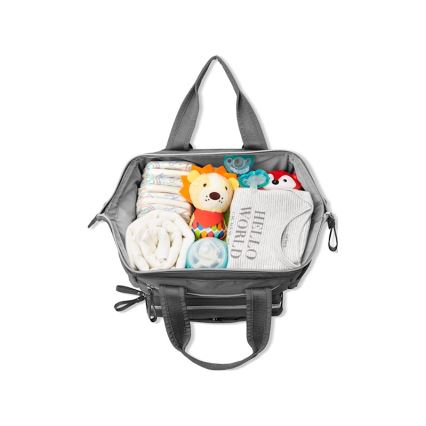 Skip Hop - Mochila de pañales para cochecito MAINFRAME Carbón