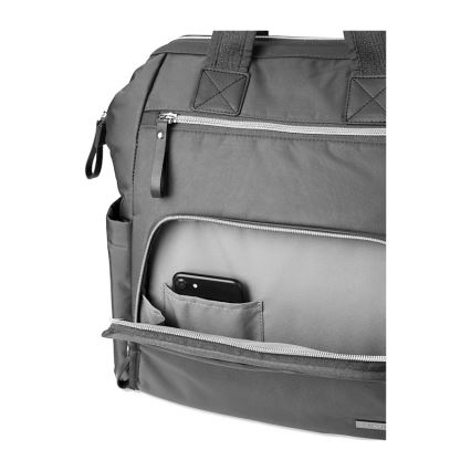 Skip Hop - Mochila de pañales para cochecito MAINFRAME Carbón