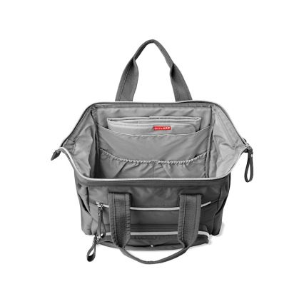 Skip Hop - Mochila de pañales para cochecito MAINFRAME Carbón