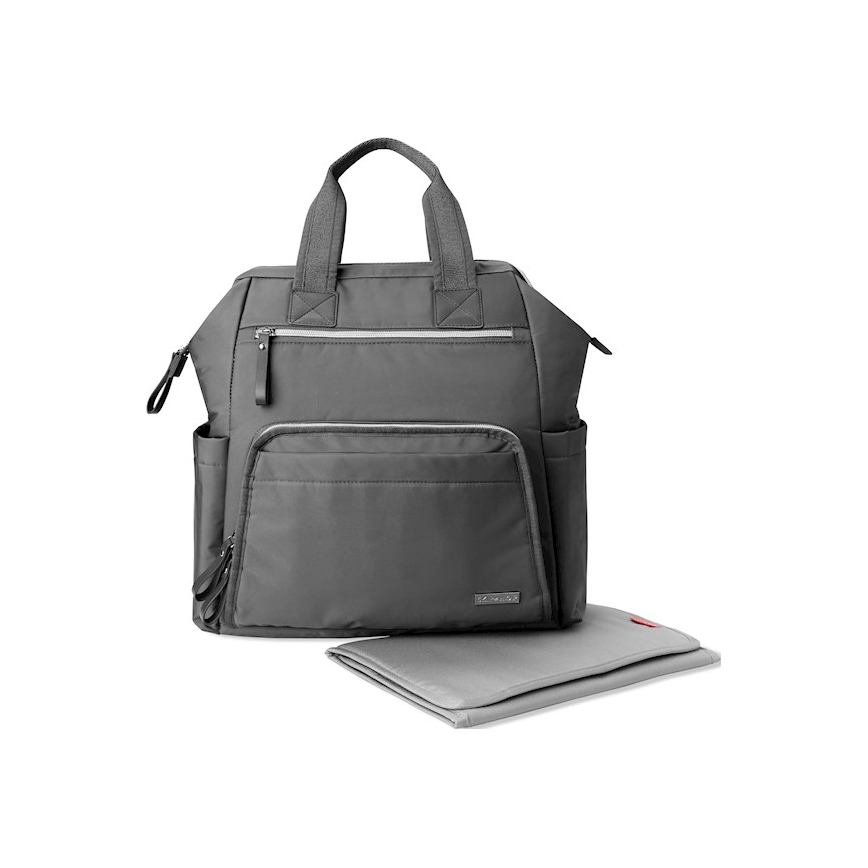 Skip Hop - Mochila de pañales para cochecito MAINFRAME Carbón