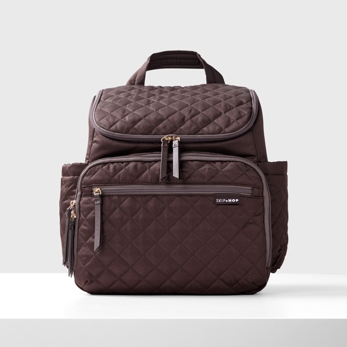 Skip Hop - Mochila para muda de roupa para carrinho de bebé FORMA Chocolate