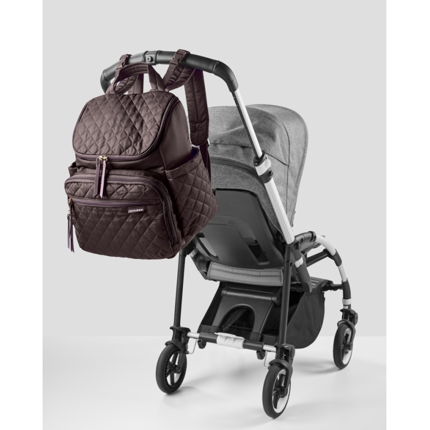 Skip Hop - Mochila para muda de roupa para carrinho de bebé FORMA Chocolate
