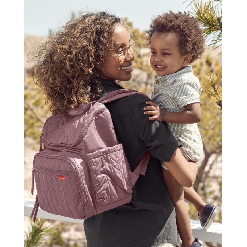 Skip Hop - Mochila para muda de roupa para carrinho de bebé FORMA Muave Mist