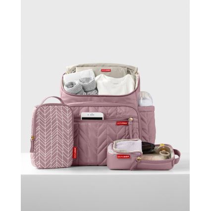 Skip Hop - Mochila para muda de roupa para carrinho de bebé FORMA Muave Mist