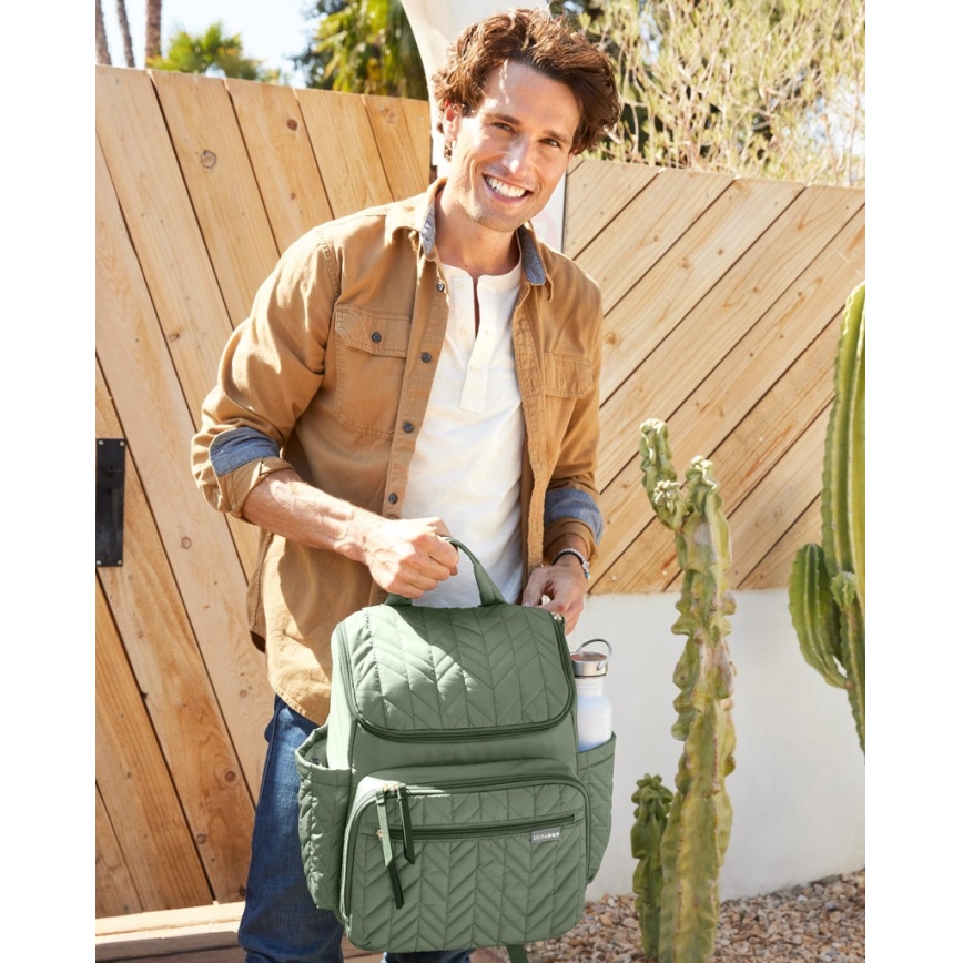 Skip Hop - Mochila para muda de roupa para carrinho de bebé FORMA Sage