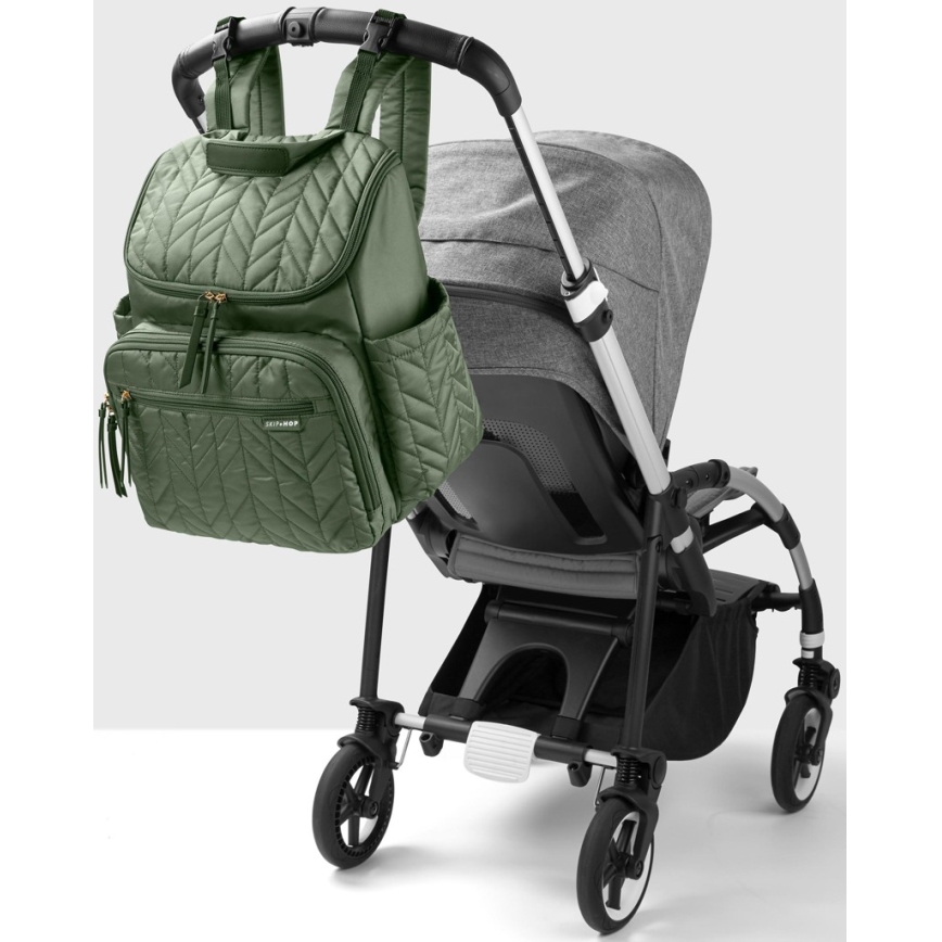 Skip Hop - Mochila para muda de roupa para carrinho de bebé FORMA Sage