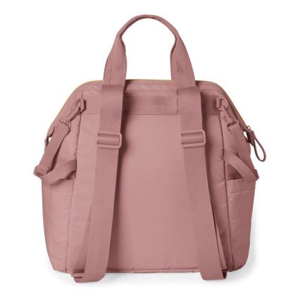 Skip Hop - Mochila para muda de roupa para carrinho de bebé MAINFRAME Dusty rosa