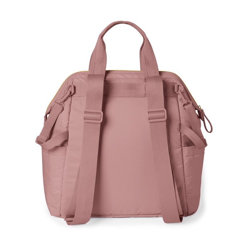 Skip Hop - Mochila para muda de roupa para carrinho de bebé MAINFRAME Dusty rosa