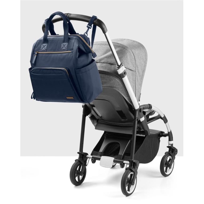 Skip Hop - Mochila para muda de roupa para carrinho de bebé MAINFRAME Midnight Navy