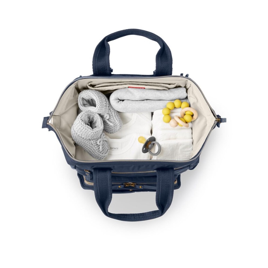 Skip Hop - Mochila para muda de roupa para carrinho de bebé MAINFRAME Midnight Navy
