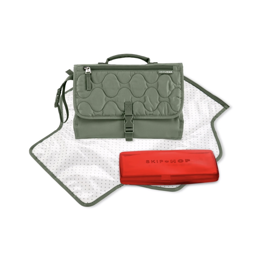Skip Hop - Trocador de viagem e bolsa 2 em 1 PRONTO verde