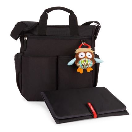 Skip Hop - Saco de muda da roupa para carrinho de bebé DUO SIGNATURE preto