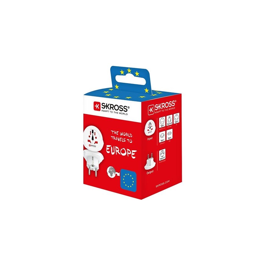 SKROSS - Adaptador universal de viagem 230V