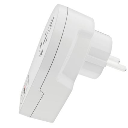 Adaptador de viagem Europe USB C20PD para estrangeiros na República Checa, USB-C 20W, plugue tipo E/F