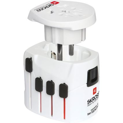SKROSS - Adaptador de viagem universal 6,3A