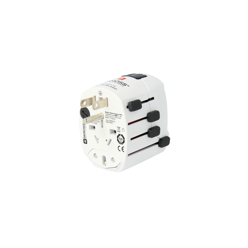 SKROSS - Adaptador de viagem universal 6,3A
