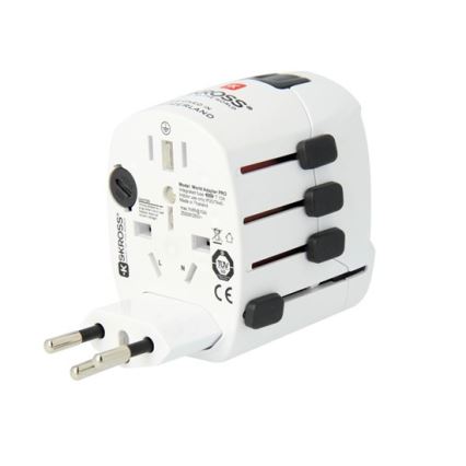 SKROSS - Adaptador de viagem universal 6,3A