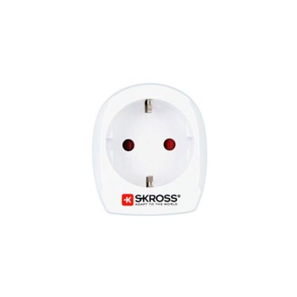 Adaptador de viagem para a Dinamarca, tipo K