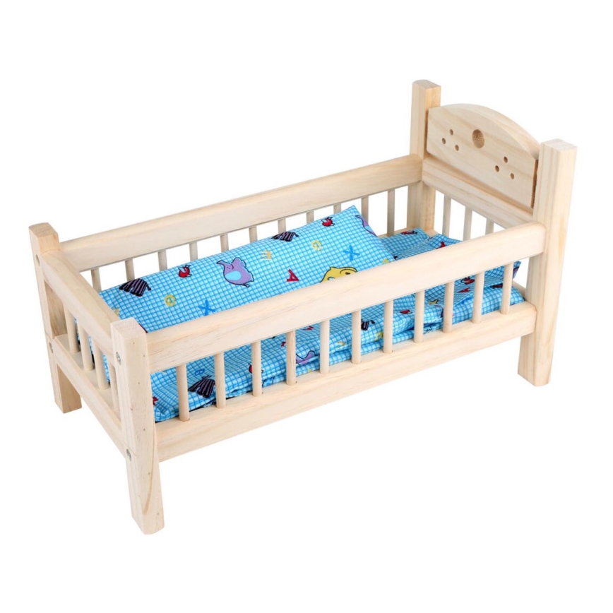 Small Foot - Cama de madeira para bonecas