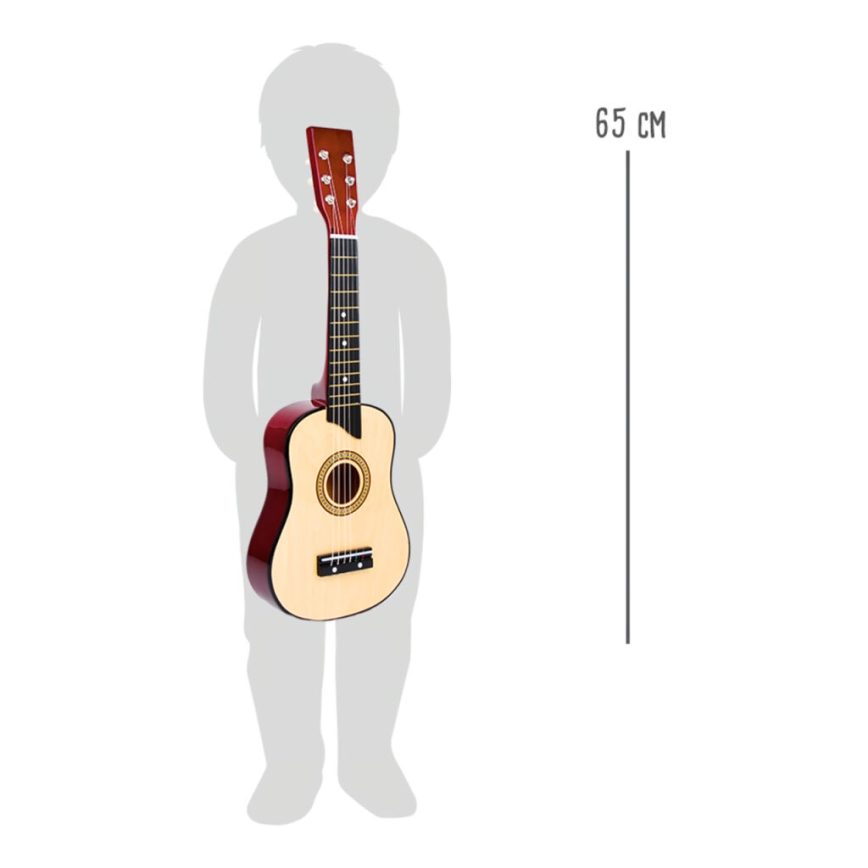 Small Foot - Guitarra de madeira de brinquedo para crianças