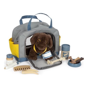 Small Foot - Peluche cão com care kit