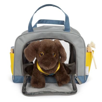 Small Foot - Peluche cão com care kit