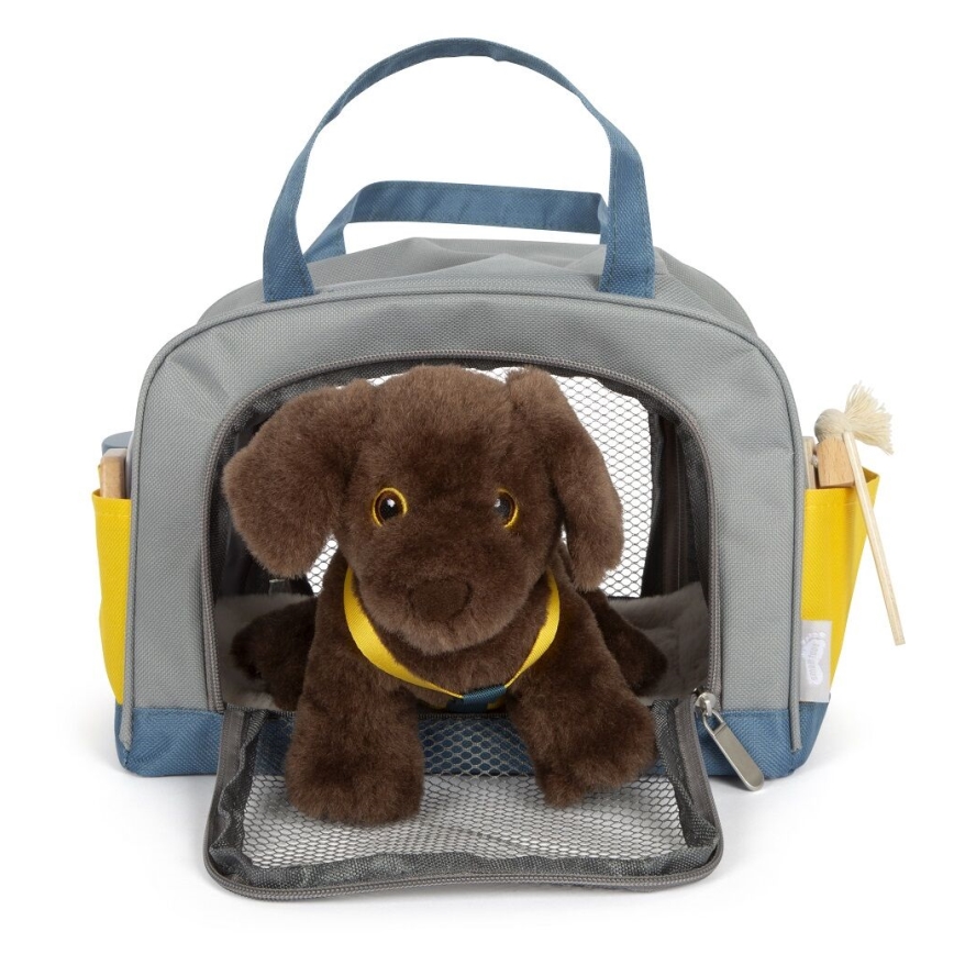 Small Foot - Peluche cão com care kit