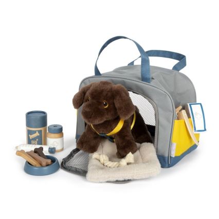 Small Foot - Peluche cão com care kit