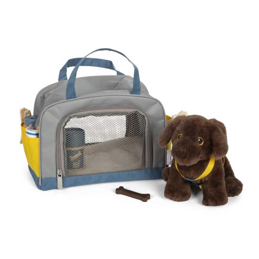 Small Foot - Peluche cão com care kit