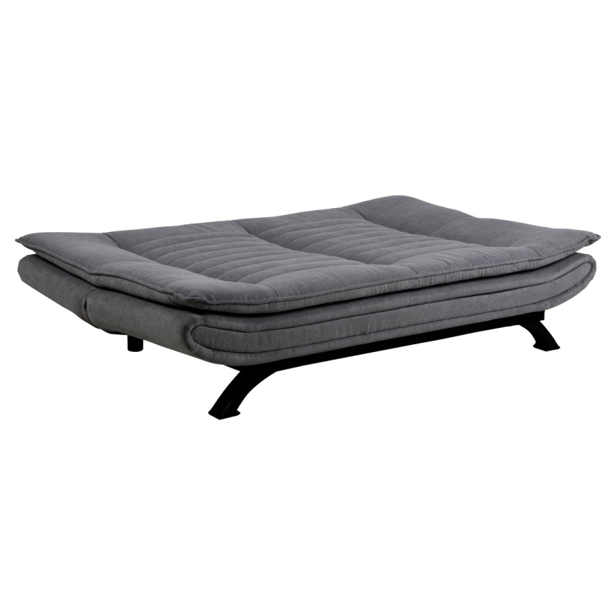 Sofá-cama de dois lugares AIRI cinza escuro