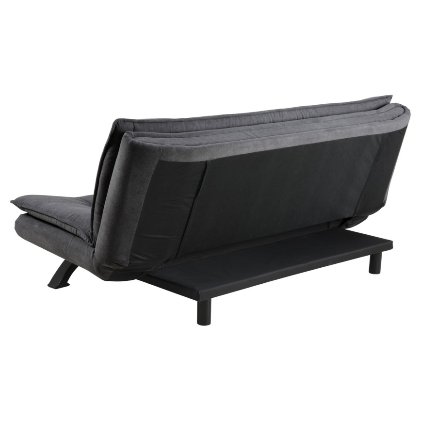 Sofá-cama de dois lugares AIRI cinza escuro