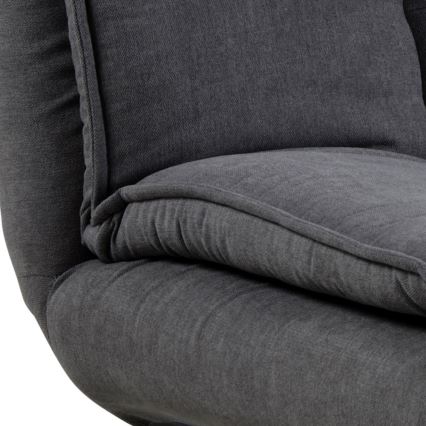 Sofá-cama de dois lugares AIRI cinza escuro