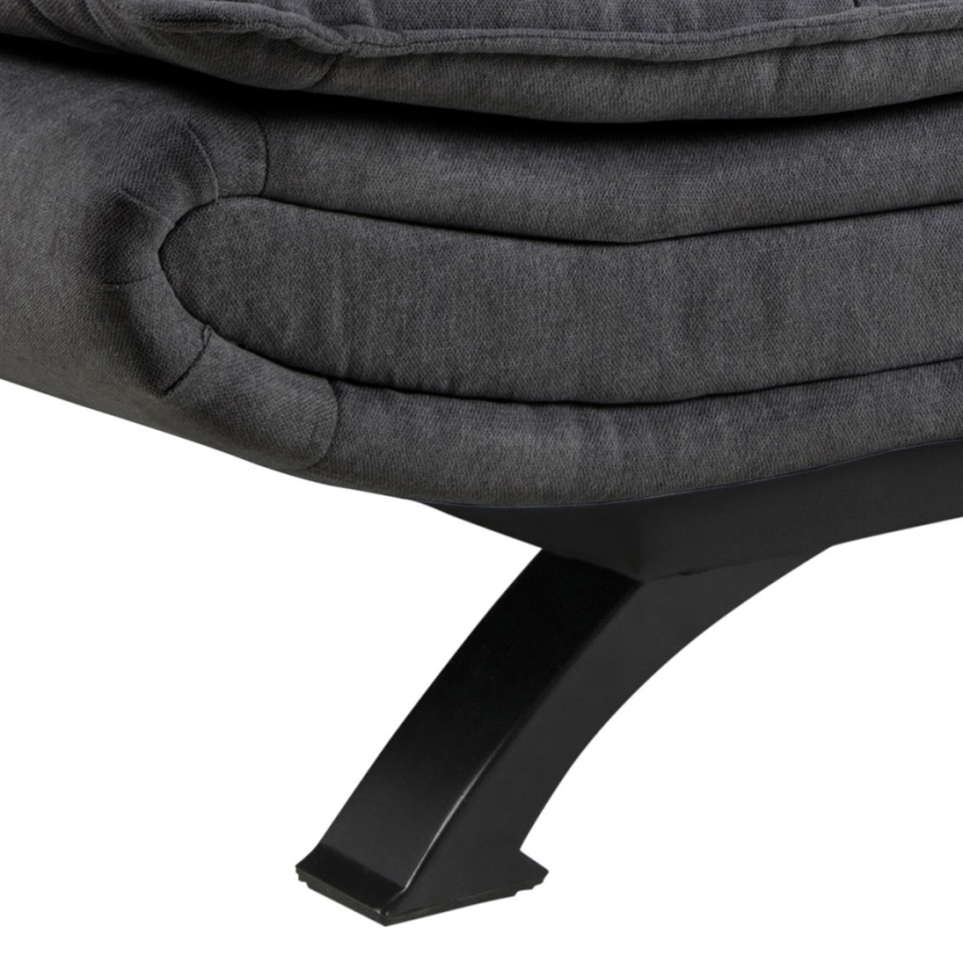 Sofá-cama de dois lugares AIRI cinza escuro