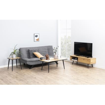 Sofá-cama de dois lugares AIRI cinza