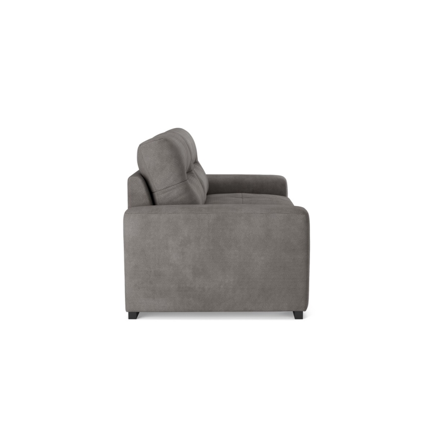 Sofá-cama de três lugares COMO cinza