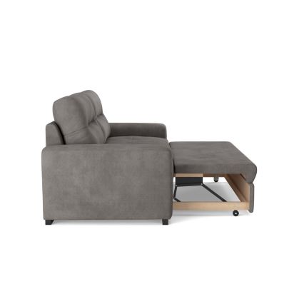 Sofá-cama de três lugares COMO cinza