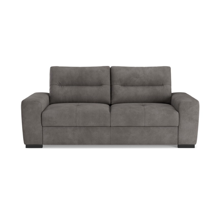 Sofá-cama de três lugares COMO cinza