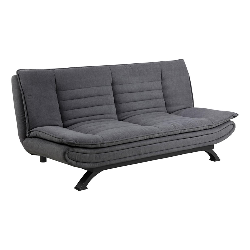 Sofá-cama de dois lugares AIRI cinza escuro