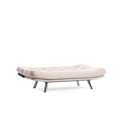 Sofá-cama de dois lugares BAKU creme