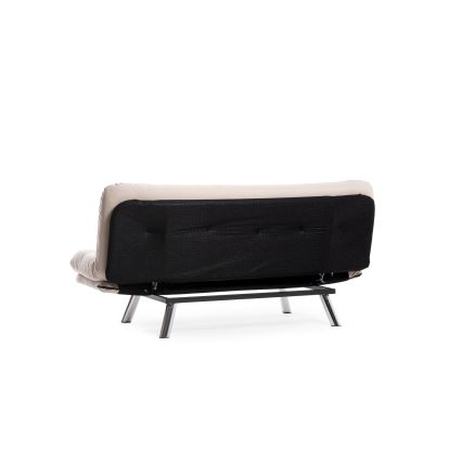 Sofá-cama de dois lugares BAKU creme