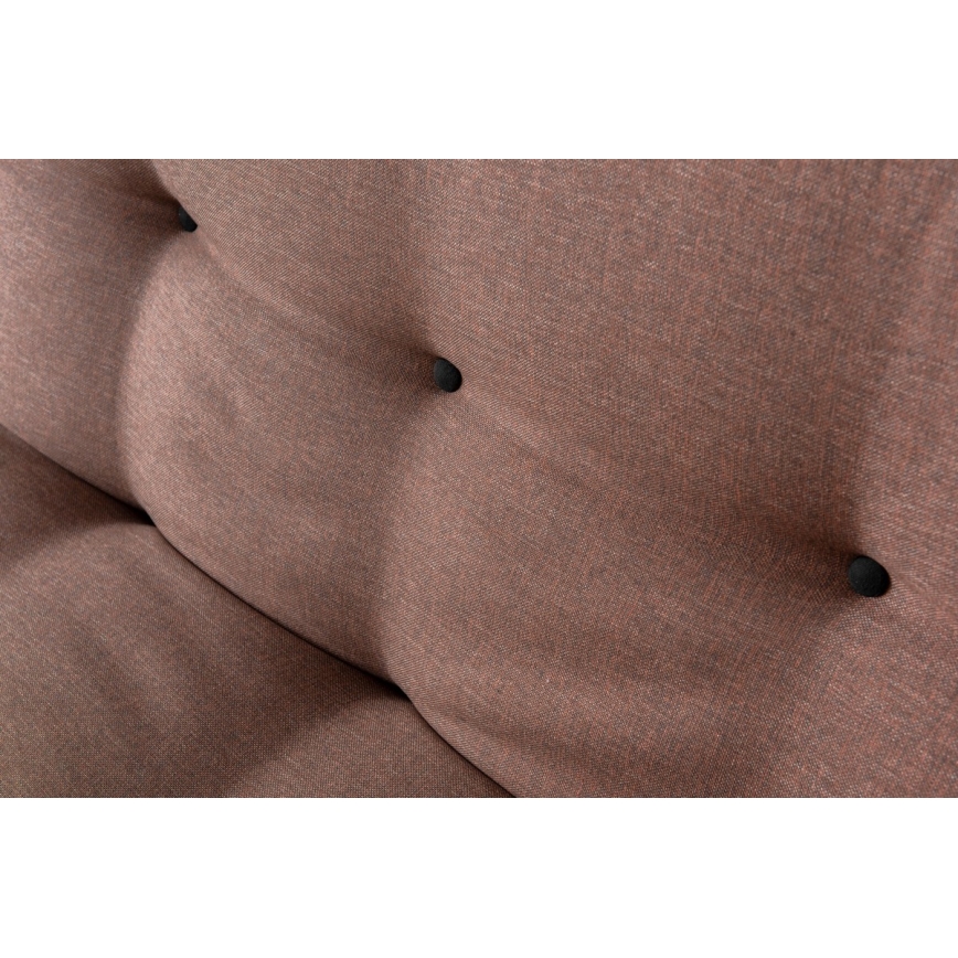 Sofá-cama de dois lugares BINA, castanho claro