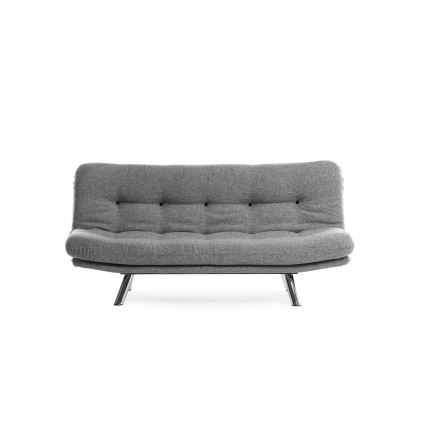 Sofá-cama de dois lugares BINA cinzento claro
