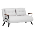 Sofá-cama de dois lugares QIRA branco